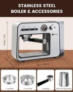 ⁦ماكينة تحضير القهوة من سايونا 8 في 1⁩ - الصورة ⁦3⁩