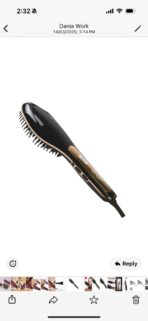 فرشاة الشعر الحرارية انزو