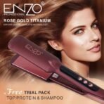 ⁦سترينتر احترافي مع شامبو مرطب للشعر انزو⁩ - الصورة ⁦4⁩