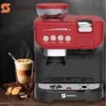 ماكينة كبسولات مع مطحنة