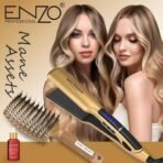 ⁦ستريتنر مع فرشاة شعر انزو⁩ - الصورة ⁦3⁩