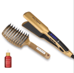 ستريتنر مع فرشاة شعر انزو