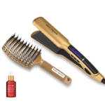 ستريتنر مع فرشاة شعر انزو